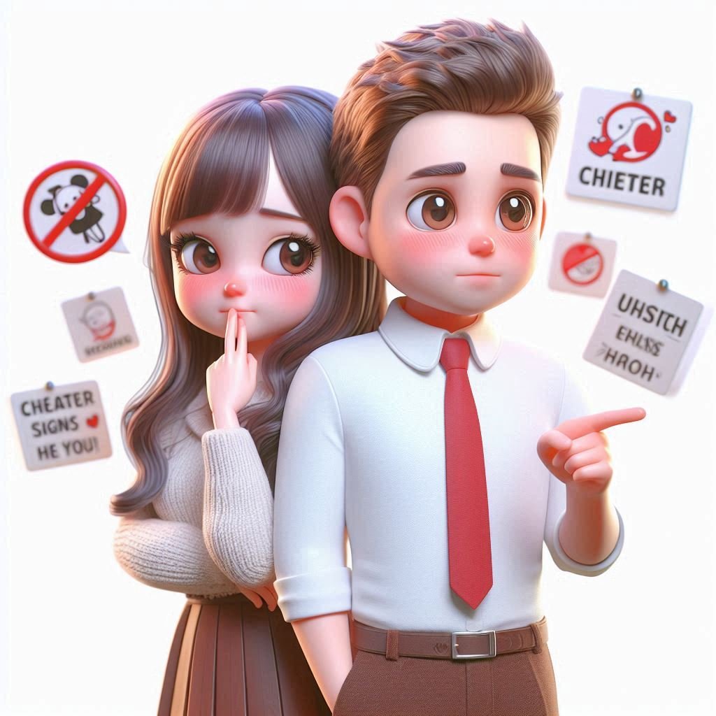 Cheating signs of a woman