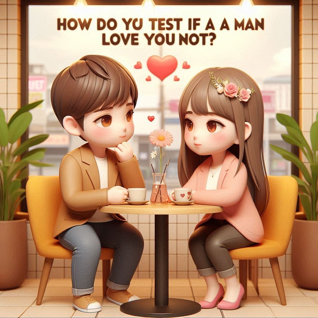 How do you test if a man love you or not