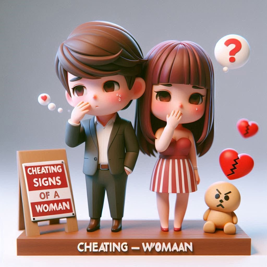 Physical cheating signs of a woman