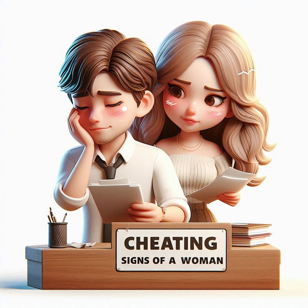 Physical cheating signs of a woman