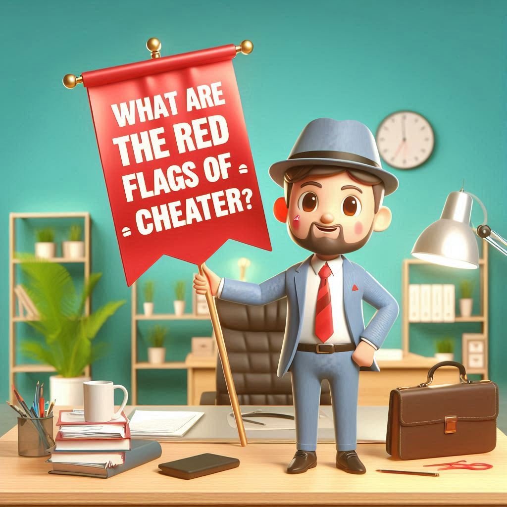 What are the red flags of a cheater (2)