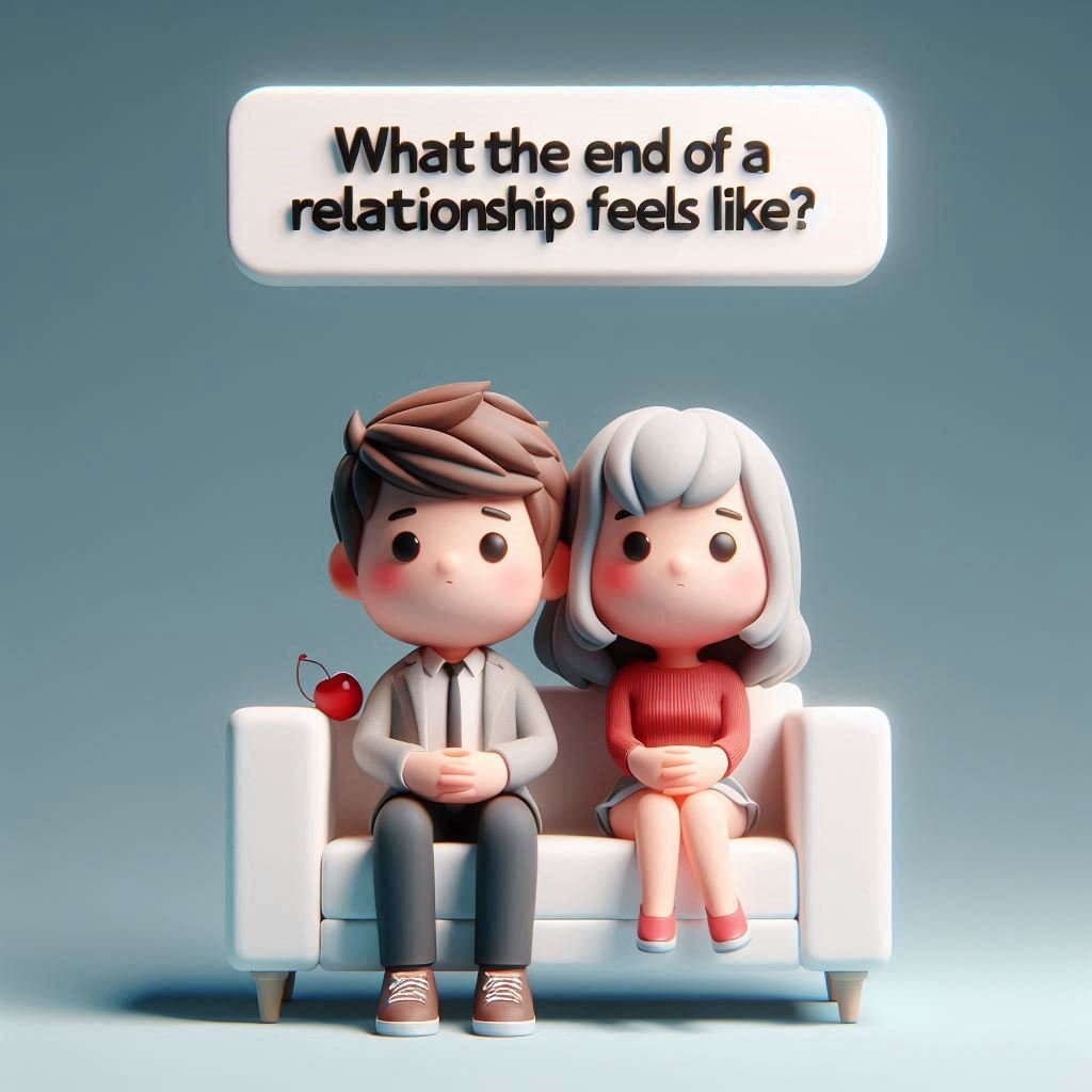 What the end of a relationship feels like