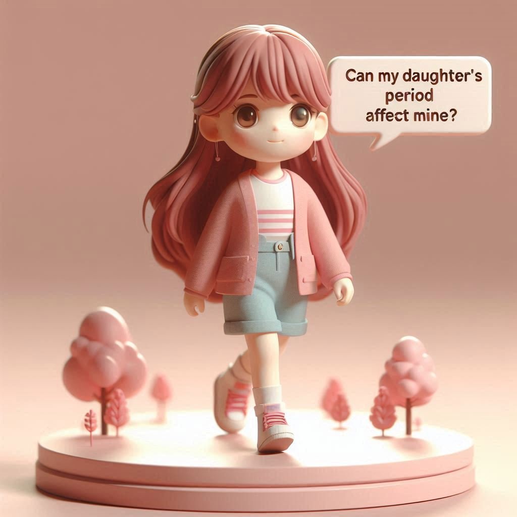 Can my daughter’s period affect mine