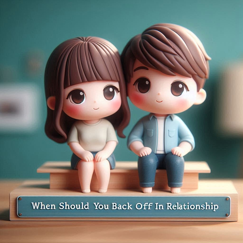 When should you back off in relationship
