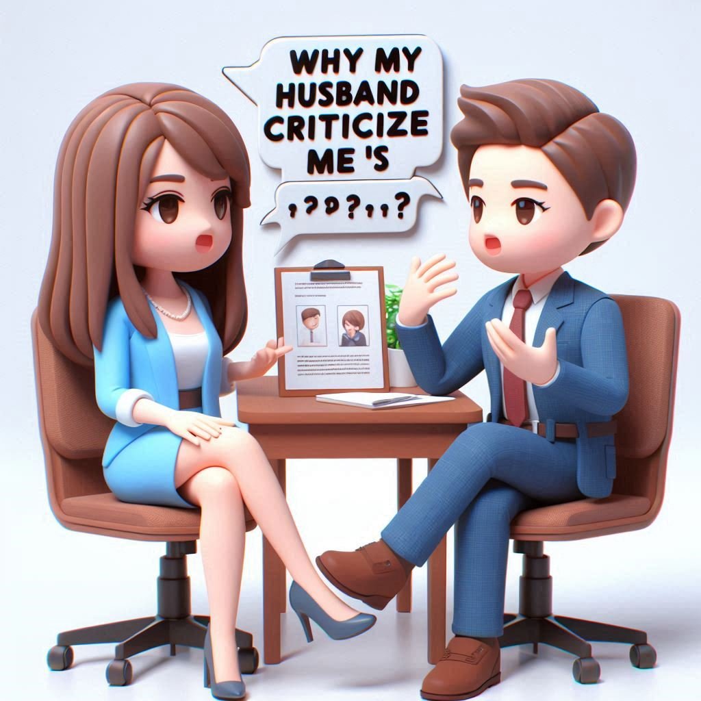 Why my husband criticize me all time