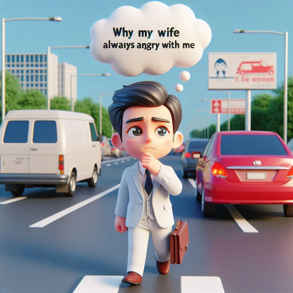 Why my wife always angry with me