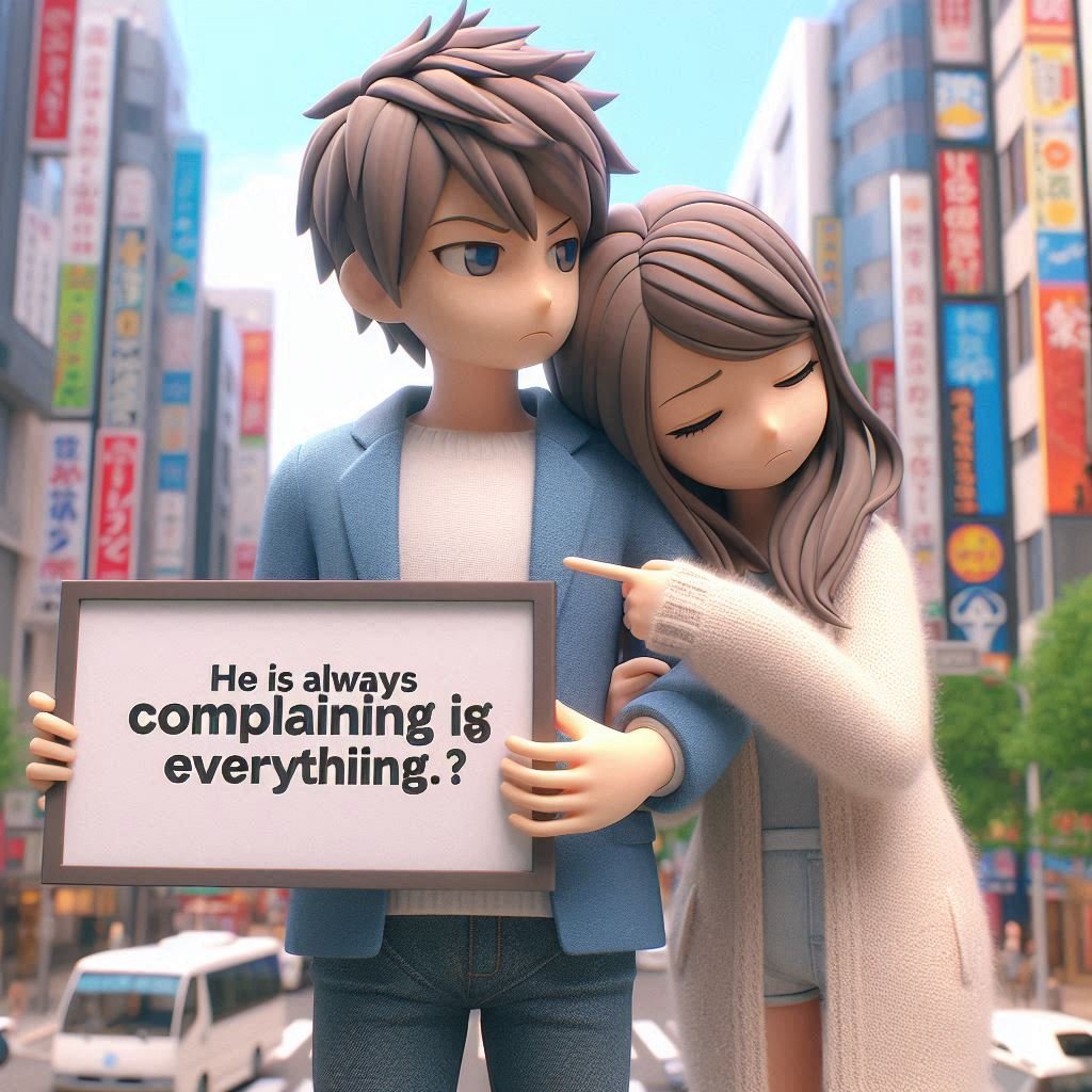 he is always complaining about everything